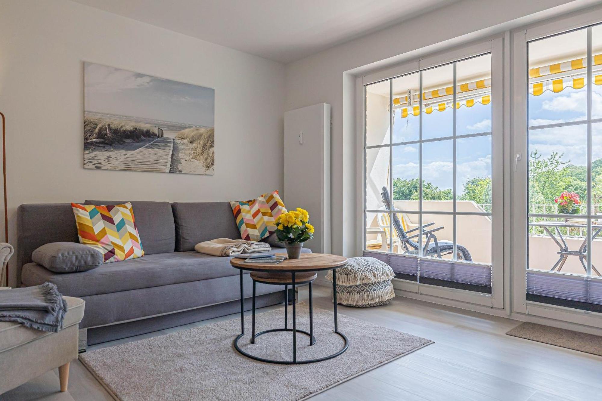 Strandresidenz Wassersleben: Südblick Meerblick-apartment Mit Balkon Harrislee