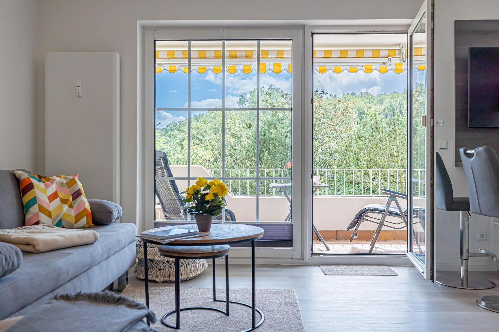 Strandresidenz Wassersleben: Südblick Meerblick-apartment Mit Balkon Harrislee