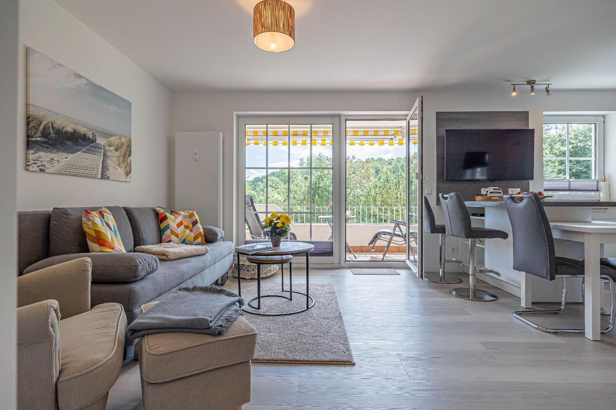 Strandresidenz Wassersleben: Südblick Meerblick-apartment Mit Balkon Harrislee